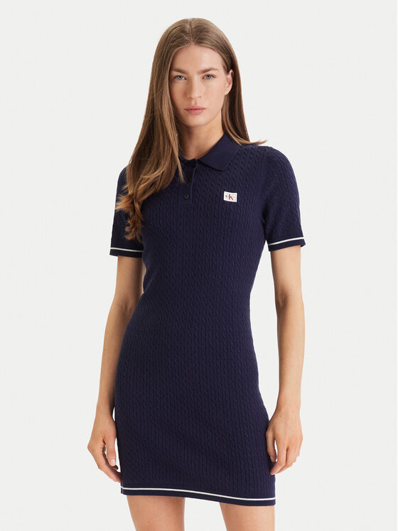 Calvin Klein Kasdieninė suknelė · Tamsiai mėlyna · Mini