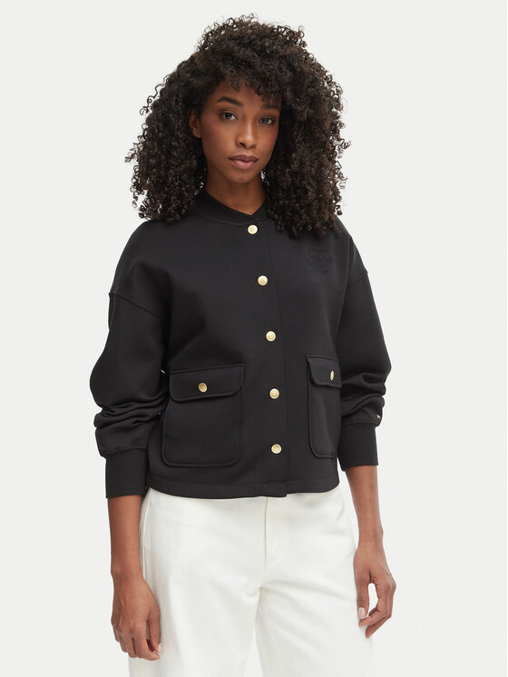 Tommy Hilfiger Demisezoninė striukė · Juoda