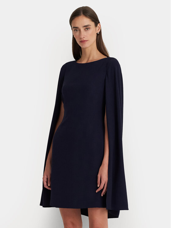 LAUREN RALPH LAUREN Kokteilinė suknelė · Tamsiai mėlyna · Mini
