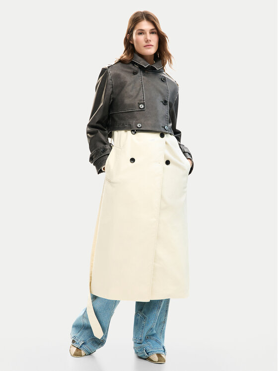 Desigual Trenčas · Écru