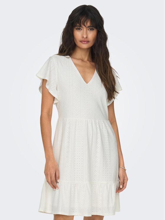 ONLY Kasdieninė suknelė · Balta · Mini