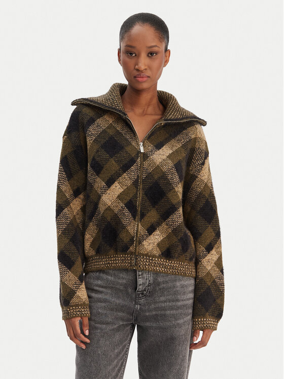 ONLY Kardiganas · Žalia · Regular Fit