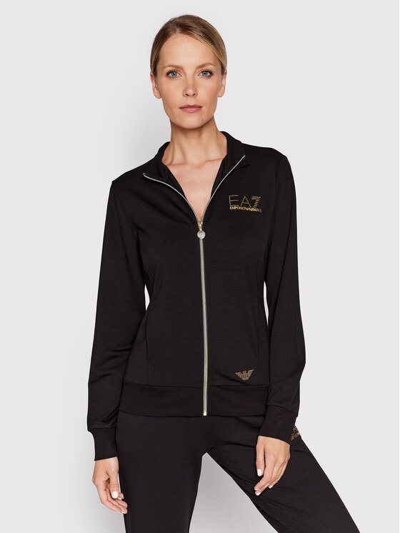 EA7 Emporio Armani Džemperis · Juoda · Regular Fit