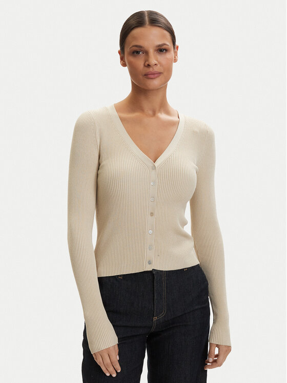 ONLY Kardiganas · Smėlio · Regular Fit