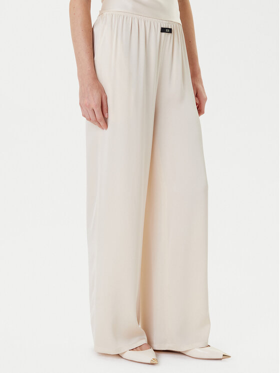 Eleh Palazzo kelnės · Écru · Regular Fit