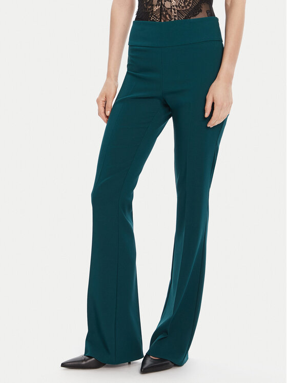 Rinascimento Medžiaginės kelnės · Žalia · Regular Fit