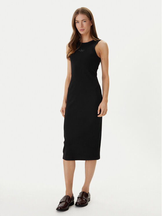 Calvin Klein Jeans Kasdieninė suknelė · Juoda · Midi