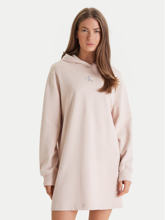 Calvin Klein Jeans Trikotažinė suknelė · Smėlio · Mini