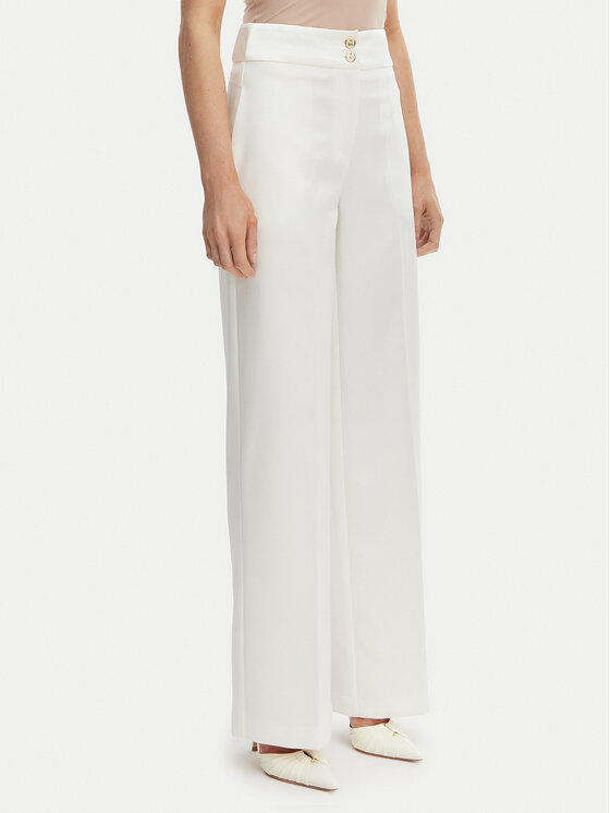 Artigli Medžiaginės kelnės · Écru · Regular Fit