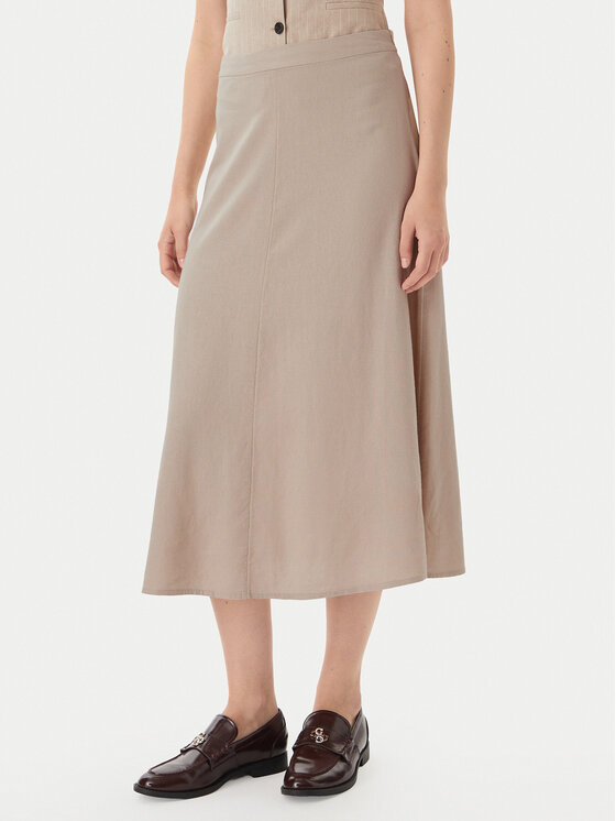 ONLY Midi sijonas · Smėlio · Midi