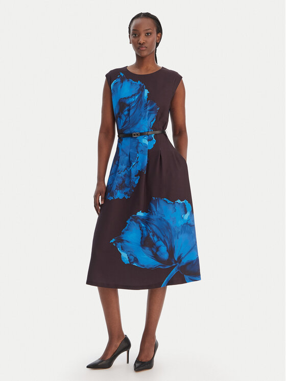 Kodas SUN15 DKNY Kokteilinė suknelė · Juoda · Midi