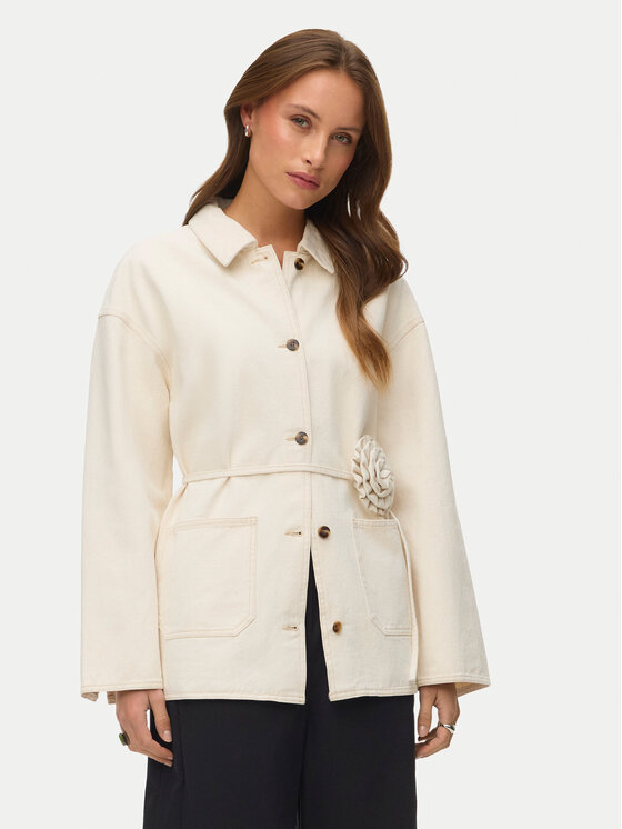 Vero Moda Džinsinė striukė · Smėlio