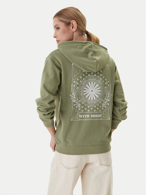 Roxy Džemperis · Chaki · Relaxed Fit