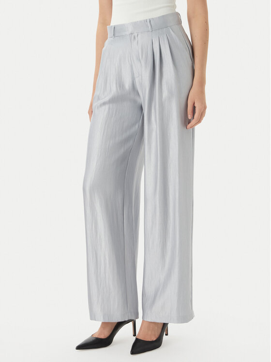 Eleh Medžiaginės kelnės · Žydra · Relaxed Fit