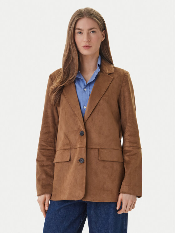 ONLY Švarkas · Ruda · Relaxed Fit