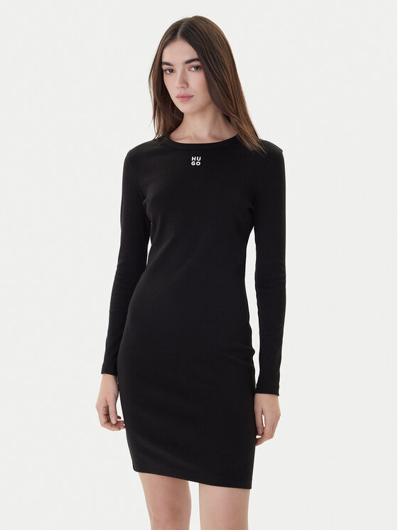 HUGO Kasdieninė suknelė · Juoda · Mini