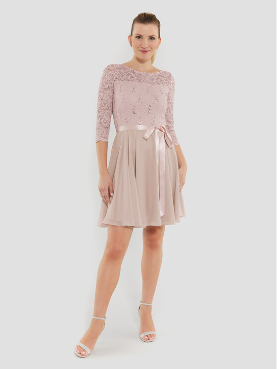 Kodas SUN15 Swing Kokteilinė suknelė · Rožinė · Mini