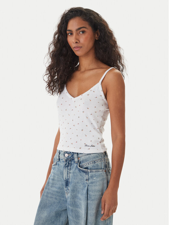 Kodas SUN15 Guess Jeans Marškinėliai · Balta