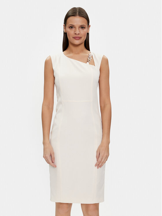 Liu Jo Kokteilinė suknelė · Écru · Mini