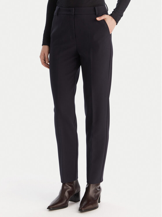 Marella Medžiaginės kelnės · Tamsiai mėlyna · Regular Fit