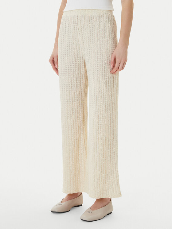 ONLY Medžiaginės kelnės · Smėlio · Regular Fit