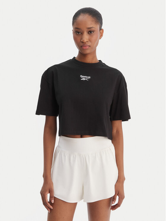 Reebok Marškinėliai · Juoda