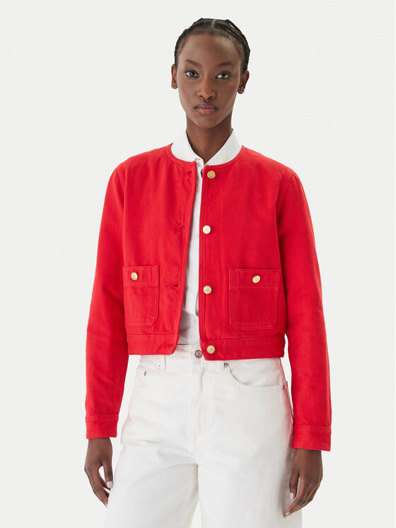 Kodas SUN15 Tommy Hilfiger Džinsinė striukė · Oranžinė