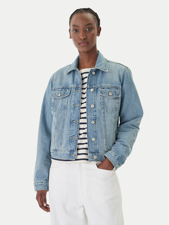 Kodas SUN15 Tommy Jeans Džinsinė striukė · Mėlyna