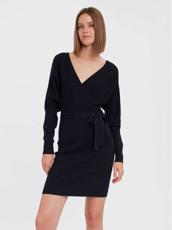 Vero Moda Trikotažinė suknelė · Juoda · Mini