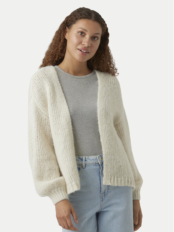 Kodas 20MAY Vero Moda Kardiganas · Écru · Oversize