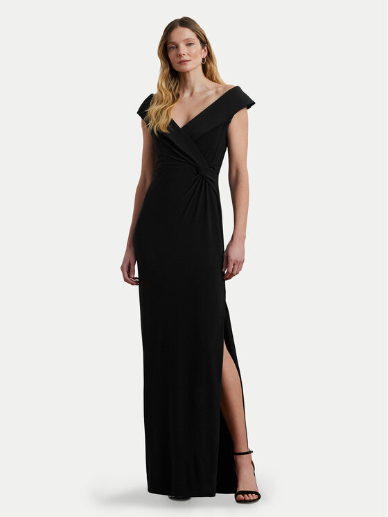 LAUREN RALPH LAUREN Vakarinė suknelė · Juoda · Maksi