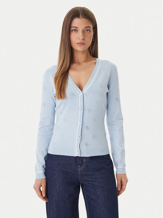 Guess Kardiganas · Mėlyna · Regular Fit