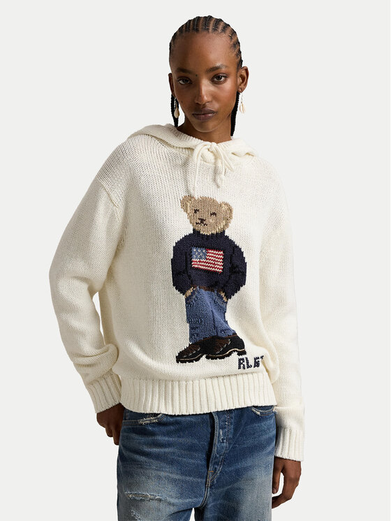 Polo Ralph Lauren Megztinis · Écru · Relaxed Fit