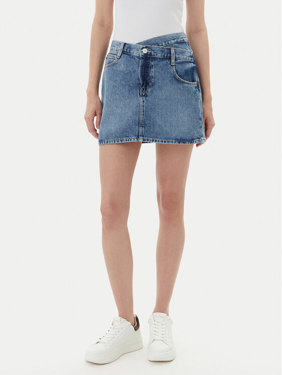Guess Džinsinis sijonas · Tamsiai mėlyna · Mini