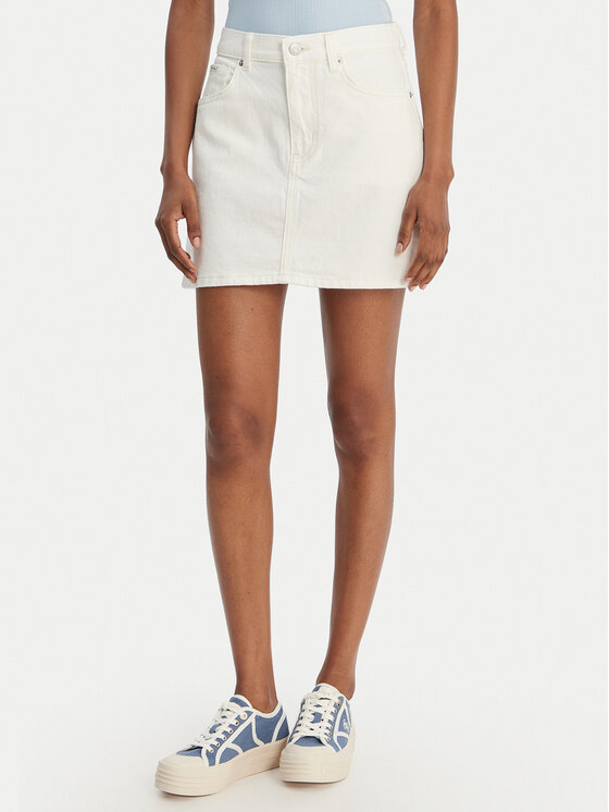Kodas SUN15 Guess Jeans Džinsinis sijonas · Balta