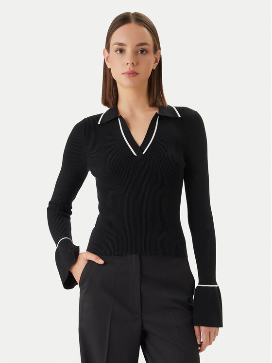 Kodas 20MAY HUGO Megztinis · Juoda · Slim Fit