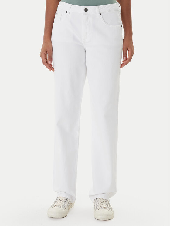 Guess Jeans Džinsai · Balta · Relaxed Fit