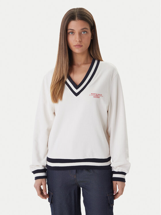 Guess Džemperis · Écru · Regular Fit