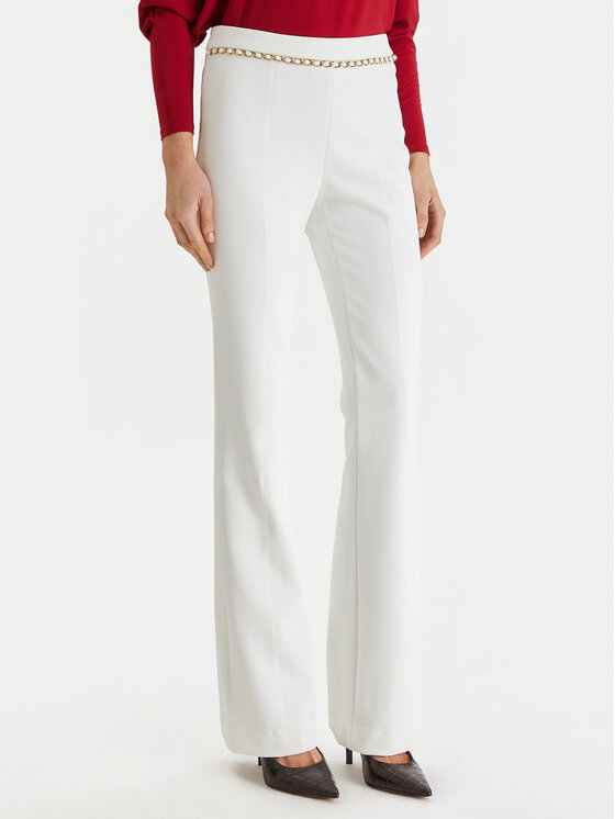 Kodas 20MAY Marciano Guess Medžiaginės kelnės · Balta · Regular Fit