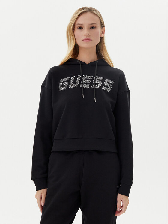 Guess Džemperis · Juoda · Relaxed Fit