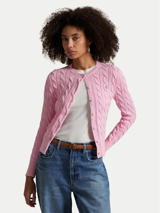 Polo Ralph Lauren Kardiganas · Rožinė · Slim Fit