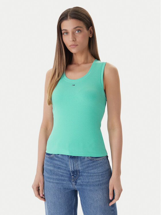 Tommy Jeans Marškinėliai · Žalia