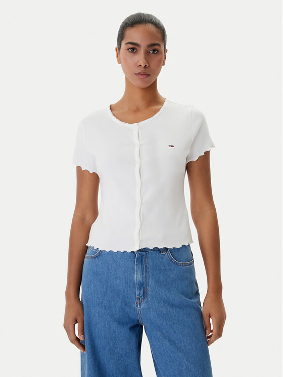 Kodas SUN15 Tommy Jeans Palaidinė · Balta