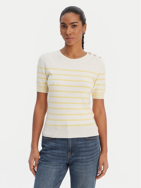 Morgan Megztinis · Geltona · Slim Fit