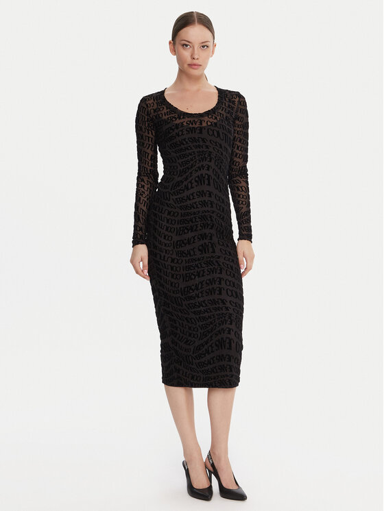 Versace Jeans Couture Kokteilinė suknelė · Juoda · Midi