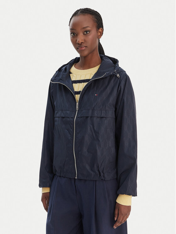 Tommy Hilfiger Demisezoninė striukė · Tamsiai mėlyna