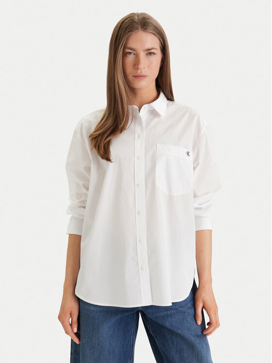 Calvin Klein Jeans Marškiniai · Balta