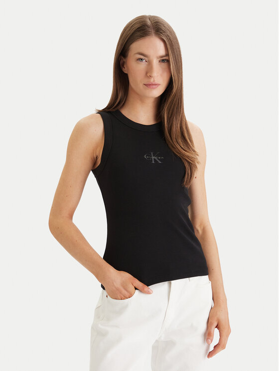 Calvin Klein Jeans Marškinėliai · Juoda