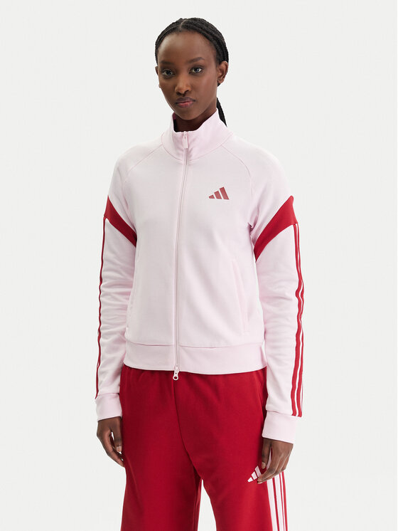 adidas Džemperis · Rožinė · Slim Fit