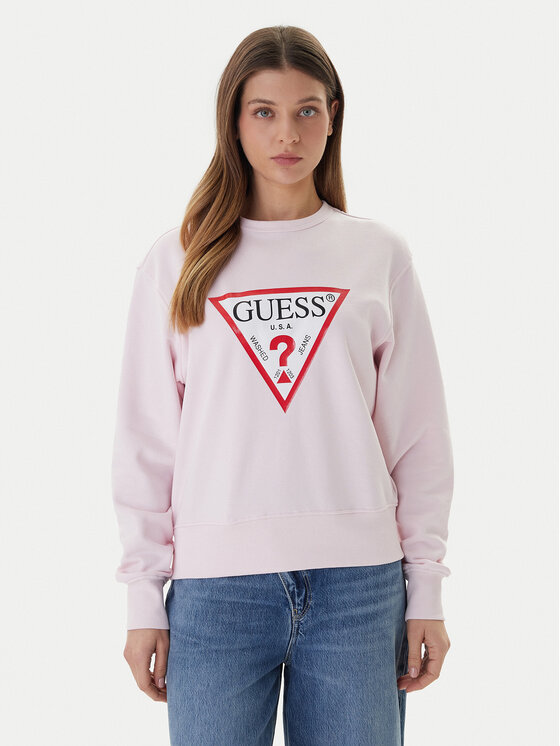 Guess Džemperis · Rožinė · Regular Fit